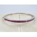 Gemstone Gold Bangle